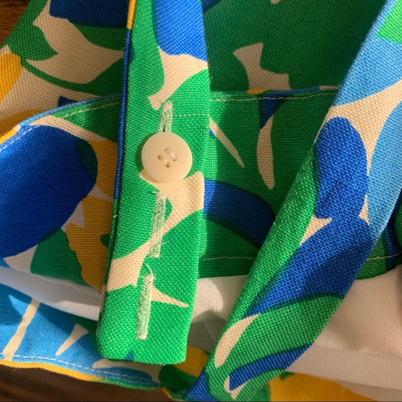 J. Crew Morning Floral Shift Mini Dress Green Yellow Sz 00 - Picture 13 of 16